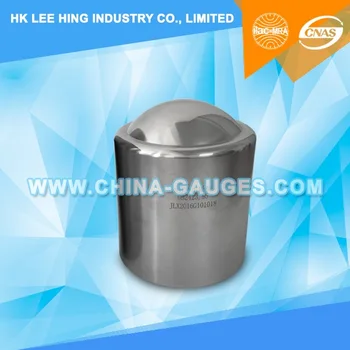 Striking Element for 20J Hammer of IEC 60068-2-75 (Included ISO 17025 CNAS & ILAC Calibration Certificate)
Striking Element for 20J Hammer of IEC 60068-2-75 (Included ISO 17025 CNAS & ILAC Calibration Certificate)