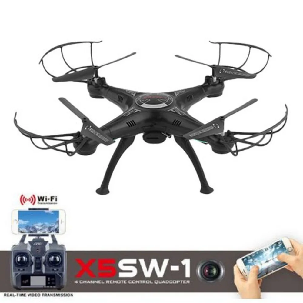 

X5SW-1 6-Axles Gyro RC Quadcopter Drone Toy2.4G 4 CH Compact RC Helicopter With 0.3MP WiFi FPV Camera Photography Video Device