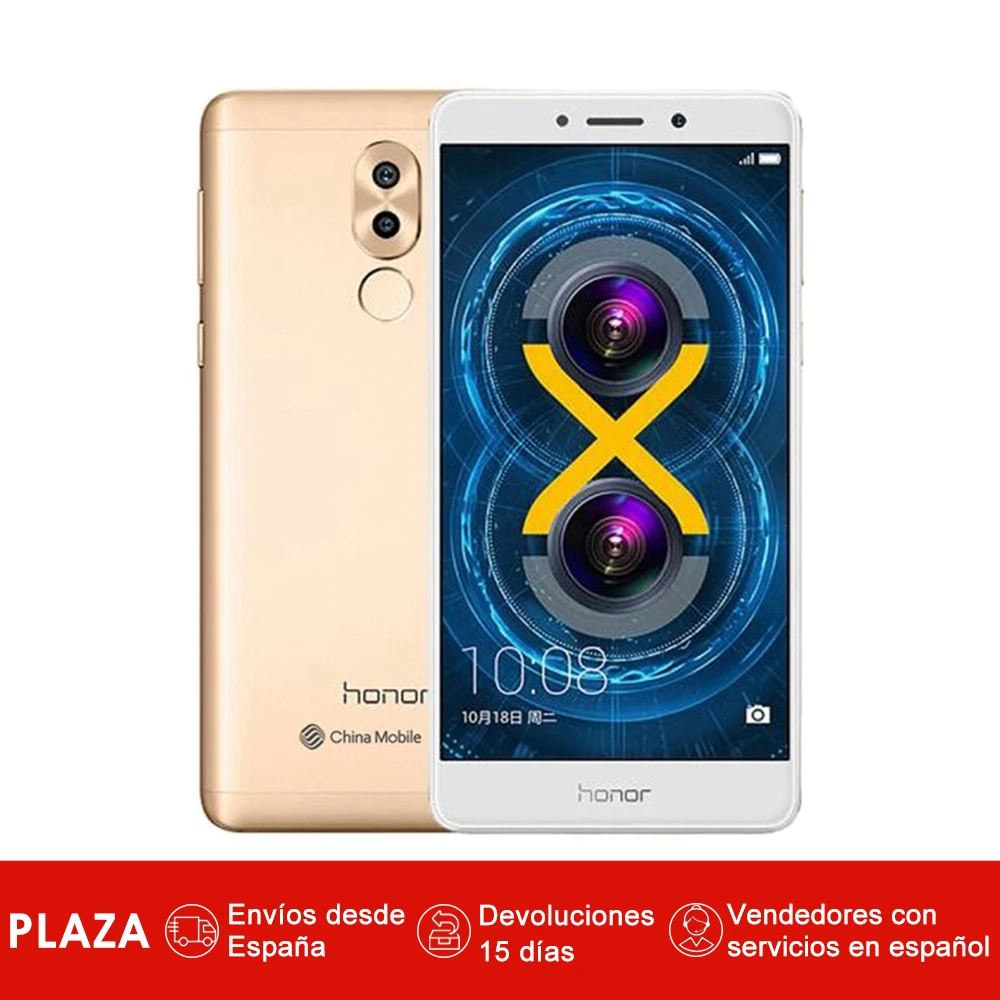 

5.5'' Honor 6X Smartphone (Android, 32GB Internal Memory, 3GB RAM, 12.0MP Rear Camera, 8MP Front Camera) Mobile phones
