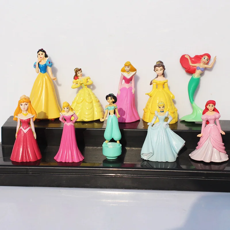 10pcs/set Size: 5cm Princess Figures Mermaid Snow White Bella Ariel Jasmine Cinderella Rapunzel Pvc Figure Toys
10pcs/set Size: 5cm Princess Figures Mermaid Snow White Bella Ariel Jasmine Cinderella Rapunzel Pvc Figure Toys