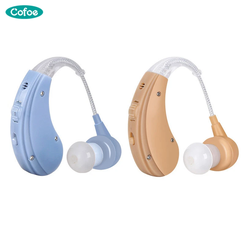 Cofoe Rechargeable BTE Hearing Aid for The Elderly/Hearing Loss Sound Amplifier Ear Care Tools 2 Color Adjustable Hearing Aids
Cofoe Rechargeable BTE Hearing Aid for The Elderly/Hearing Loss Sound Amplifier Ear Care Tools 2 Color Adjustable Hearing Aids