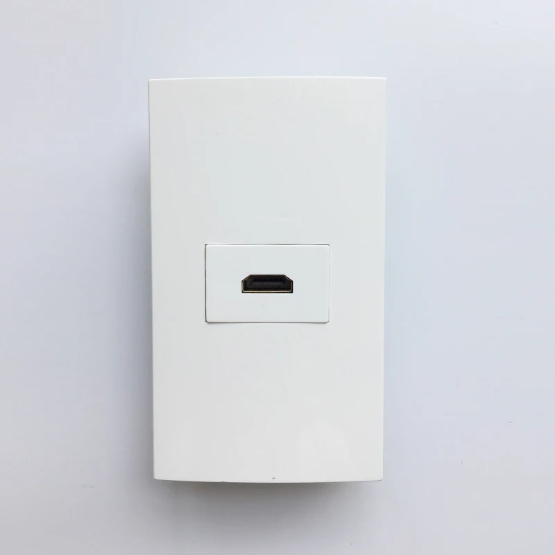 Rectangle Wall Outlet HDMI Home Socket Directly Connector White Color Faceplate For Projector DVD Computer
Rectangle Wall Outlet HDMI Home Socket Directly Connector White Color Faceplate For Projector DVD Computer
