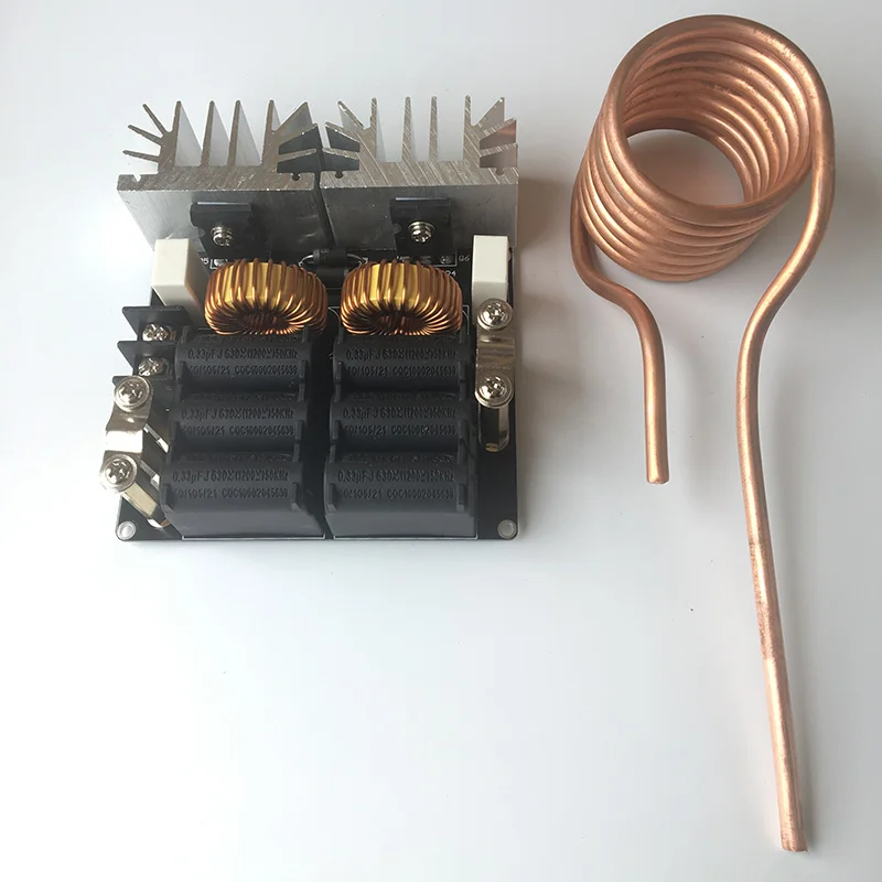 ZVS Induction Heating PCB Board High frequency induction heating machine Metal furnace Melting gold,silver,copper, aluminum,etc
ZVS Induction Heating PCB Board High frequency induction heating machine Metal furnace Melting gold,silver,copper, aluminum,etc