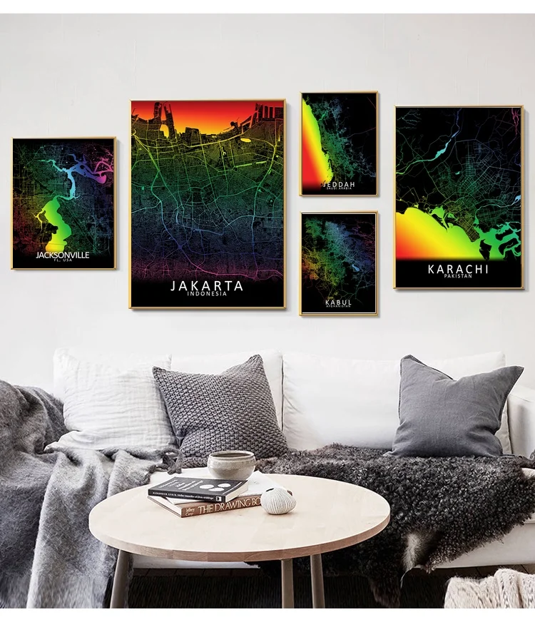 Jacksonville Jakarta Jeddah Kabul Karachi Kathmandu Kazan Kinshasa Rainbow City Map Art Canvas Poster Prints Home Wall Decor
Jacksonville Jakarta Jeddah Kabul Karachi Kathmandu Kazan Kinshasa Rainbow City Map Art Canvas Poster Prints Home Wall Decor