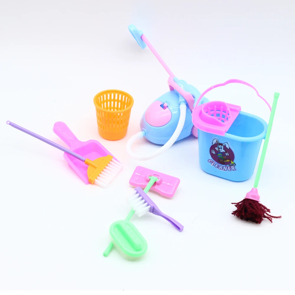 1set=9pcs dolls family Cleaning tool for Barbie Dolls Household cleaning DIY toys
1set=9pcs dolls family Cleaning tool for Barbie Dolls Household cleaning DIY toys