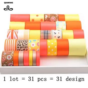 High quality 31Design Mix Ribbon Set For Diy Handmade Gift Craft Packing Hair Accessories Materials Wedding Ribbon Package
High quality 31Design Mix Ribbon Set For Diy Handmade Gift Craft Packing Hair Accessories Materials Wedding Ribbon Package
