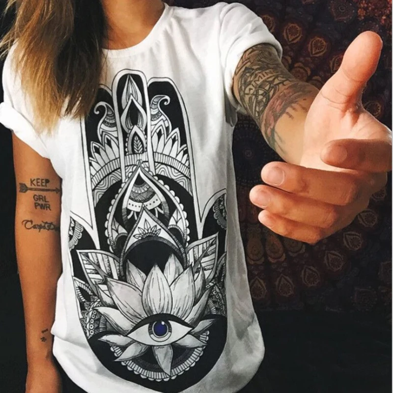 Buyuwant Punk rock sunflower eye fashion letter print T-shirt women T-shirt girl top CL13-Te-ygkhxm
Buyuwant Punk rock sunflower eye fashion letter print T-shirt women T-shirt girl top CL13-Te-ygkhxm