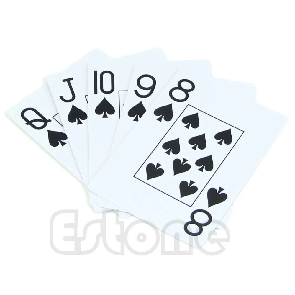 1*Waterproof Poker New Blue /Red 100% PLASTIC Washable Texas Poker Size Playing Cards
1*Waterproof Poker New Blue /Red 100% PLASTIC Washable Texas Poker Size Playing Cards