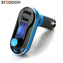 Xcgaoon Автомобильный MP3-плеер с ЖК-дисплей Экран двойной 2 USB Автомобильное Зарядное устройство TF карта Солт fm-передатчик Авто аудио плеер
