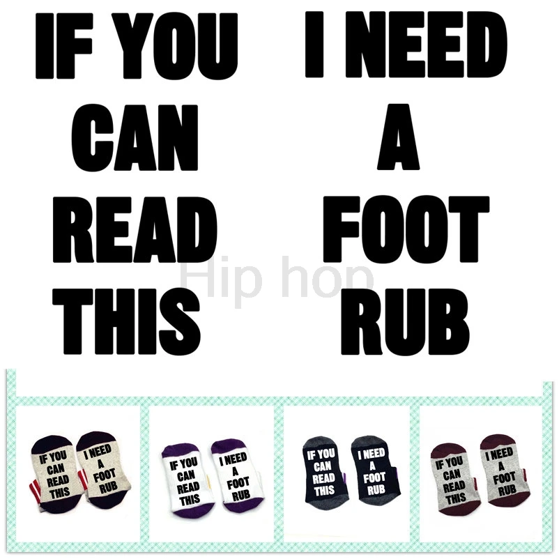 If You Can Read This I Need A Foot Rub Socks cotton comfortable unisex Men Women Socks
If You Can Read This I Need A Foot Rub Socks cotton comfortable unisex Men Women Socks