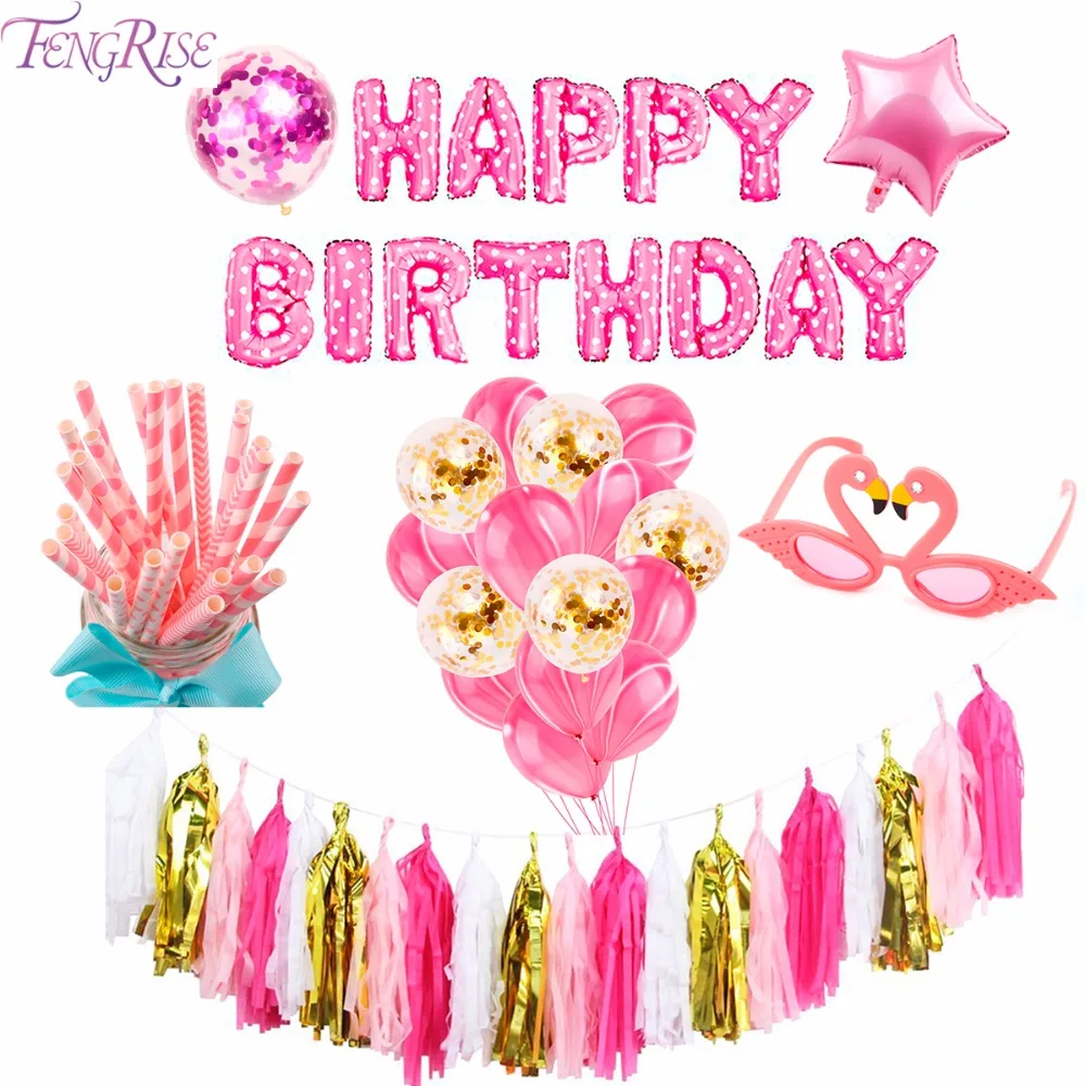 FENGRISE Pink Party Decoration First Happy Birthday Party Decor Its A Girl Baby Shower Favors Gifts for Kids Birthday Supplies
FENGRISE Pink Party Decoration First Happy Birthday Party Decor Its A Girl Baby Shower Favors Gifts for Kids Birthday Supplies