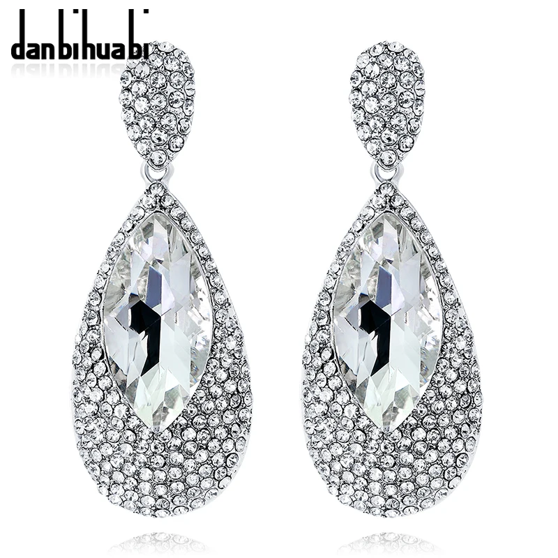 Fashion Water Drop Earrings For Women Shiny Big Rhinestone Long Earrings Bride Wedding Party Earings Jewelry Christmas gift
Fashion Water Drop Earrings For Women Shiny Big Rhinestone Long Earrings Bride Wedding Party Earings Jewelry Christmas gift