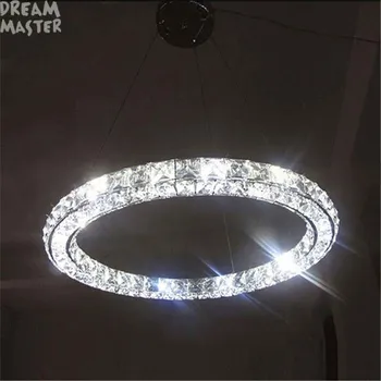 Ring lamp LED lighting lustres three sides LED lights modern home crystal Circle diamond art single loop led Crystal fixtures
Ring lamp LED lighting lustres three sides LED lights modern home crystal Circle diamond art single loop led Crystal fixtures