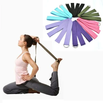 New Multi-Colors Women Yoga Stretch Strap D-Ring Belt Fitness Exercise Gym Rope Figure Waist Leg Resistance Fitness Bands Cotton
New Multi-Colors Women Yoga Stretch Strap D-Ring Belt Fitness Exercise Gym Rope Figure Waist Leg Resistance Fitness Bands Cotton