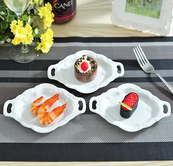 6.5'' Embossed Ceramic Double Handles Serving Dish Porcelain Flat Dinner Plate Dinnerware Dishware for Pie Pudding and Condiment
6.5'' Embossed Ceramic Double Handles Serving Dish Porcelain Flat Dinner Plate Dinnerware Dishware for Pie Pudding and Condiment