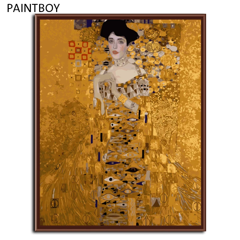 Mrs. Bauer Klimt Oil Painting Frameless Picture Painting By Numbers DIY Digital Canvas Oil Paintng Home Decor Living Room G321
Mrs. Bauer Klimt Oil Painting Frameless Picture Painting By Numbers DIY Digital Canvas Oil Paintng Home Decor Living Room G321