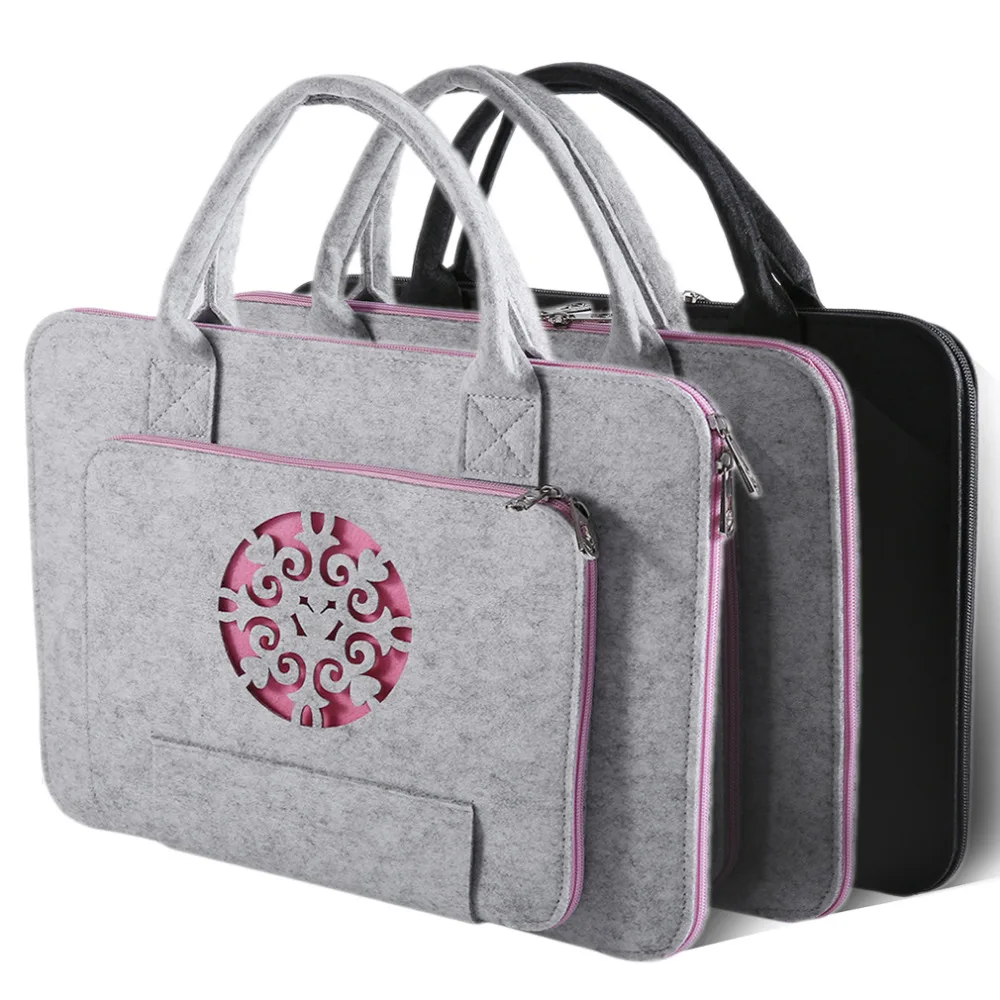 

Felt Universal Laptop Bag Notebook Case Briefcase Handlebag Pouch For Macbook Air Pro Retina 11/13/14/15 Inch Men Women