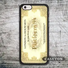 Hogwarts Express Train Ticket Harry Potter Case For iPhone 7 6 6s Plus 5 5s SE 5c 4 4s and For iPod 5 Classic Lovely Phone Cases