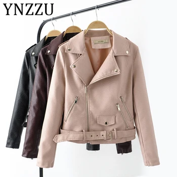YNZZU PU Leather Jacket Women Moto Biker Coat 2019 Autumn Short Faux Leather Jackets Female Streetwear Fashion Outerwear A1017
YNZZU PU Leather Jacket Women Moto Biker Coat 2019 Autumn Short Faux Leather Jackets Female Streetwear Fashion Outerwear A1017