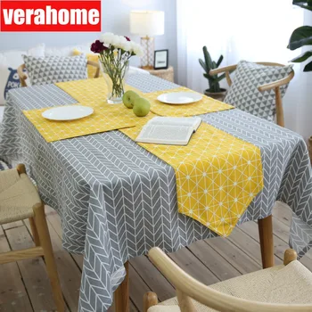 Geometric Cotton linen Table Runner for kitchen dinner room Party Table Decoration
Geometric Cotton linen Table Runner for kitchen dinner room Party Table Decoration