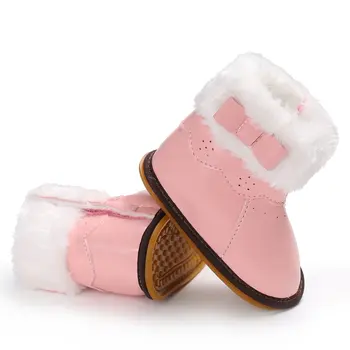 Winter New Warm PU Leather Baby Girl Snow Boots Fashion Soft Rubber Soled Comfortable Solid Color Snowfield First Walkers Boots
Winter New Warm PU Leather Baby Girl Snow Boots Fashion Soft Rubber Soled Comfortable Solid Color Snowfield First Walkers Boots
