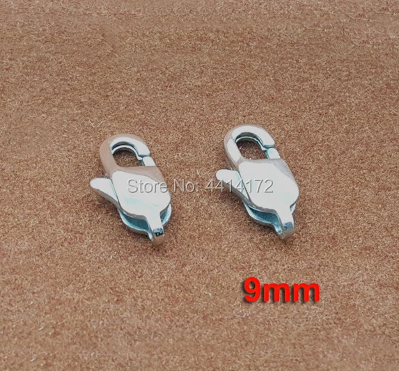 Free Shipping 9mm Stainless Steel Silver Rectangle Lobster Clasp Accessory women men handmade DIY jewelry parts wholesale 100pcs
Free Shipping 9mm Stainless Steel Silver Rectangle Lobster Clasp Accessory women men handmade DIY jewelry parts wholesale 100pcs