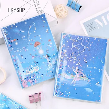 HKYSHP A6 creative PVC rubber cover quicksand work diary student notebook school stationery office supplies
HKYSHP A6 creative PVC rubber cover quicksand work diary student notebook school stationery office supplies