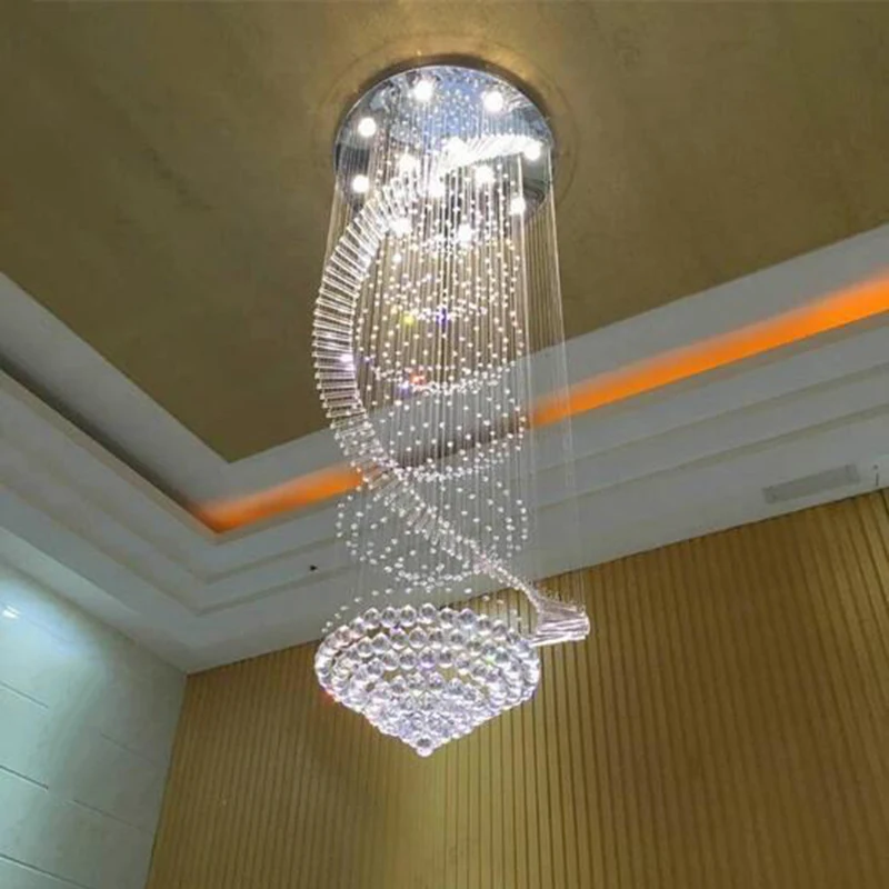 Modern Chandelier LED Crystal Lamps K9 Pendant Long Chandelier Crystal Chandeliers Kronleuchter Chandelier Ladder
Modern Chandelier LED Crystal Lamps K9 Pendant Long Chandelier Crystal Chandeliers Kronleuchter Chandelier Ladder
