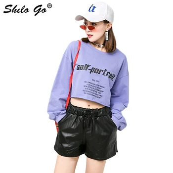 Casual Leatherr Shorts Women Summer Concise Sheepskin Genuine Leather Hot Shorts Stretch High Waist Black Female Mini Shorts
Casual Leatherr Shorts Women Summer Concise Sheepskin Genuine Leather Hot Shorts Stretch High Waist Black Female Mini Shorts
