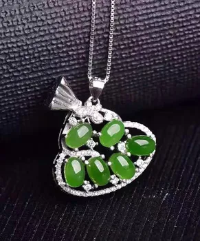 Natural hetian stone biolite with silver pendant belt certificate with gift box free delivery
Natural hetian stone biolite with silver pendant belt certificate with gift box free delivery