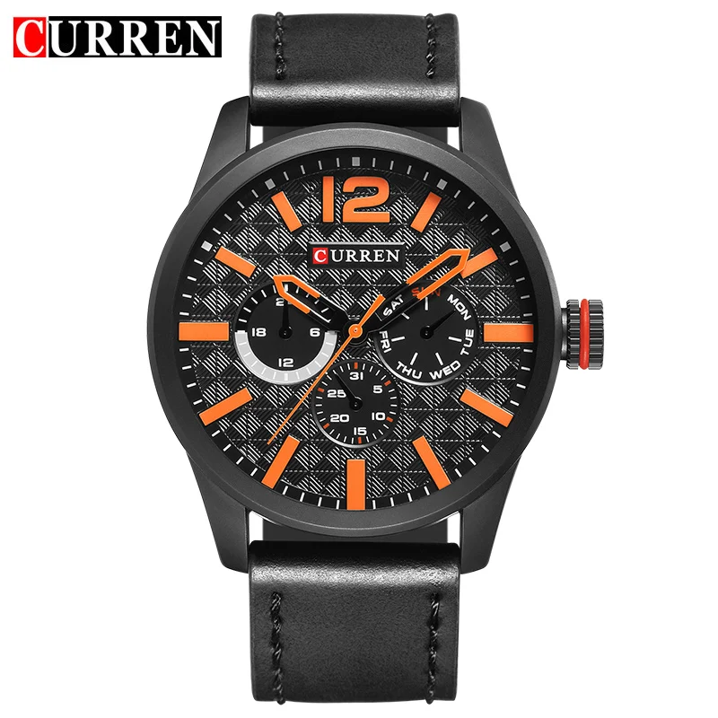 New Curren 2019 Mens Watches Top Brand Luxury Leather Quartz Watch Men Wristwatch Fashion Casual Sport Clock Watch Relogio 8247 
New Curren 2019 Mens Watches Top Brand Luxury Leather Quartz Watch Men Wristwatch Fashion Casual Sport Clock Watch Relogio 8247