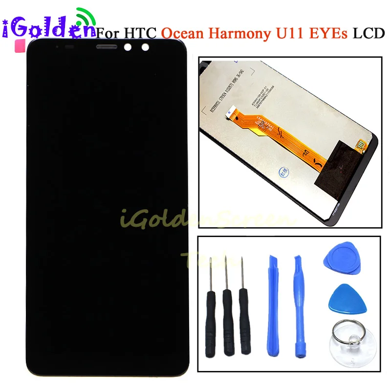 For HTC Ocean Harmony U11 EYEs LCD Display Touch Screen Digitizer Panel Assembly Replacement Parts For 6.0" HTC U11 EYEs LCD
For HTC Ocean Harmony U11 EYEs LCD Display Touch Screen Digitizer Panel Assembly Replacement Parts For 6.0" HTC U11 EYEs LCD