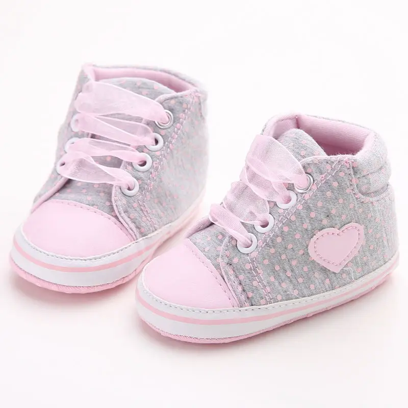 Newnorn Toddler Infant Baby girl Toddler Polka Dot Anti-slip Soft Sole Lace Up Shoe Crib Shoes Cute Baby Shoes
Newnorn Toddler Infant Baby girl Toddler Polka Dot Anti-slip Soft Sole Lace Up Shoe Crib Shoes Cute Baby Shoes