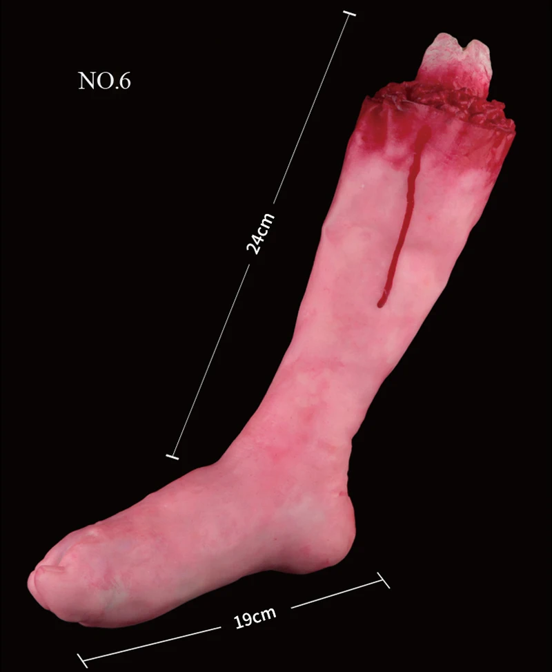 Cosplay&ware 1pcslot Halloween Prop Horrible Broken Limbs Fingers Legs Arm Feet Latex Tricky Toys Party Decorations 22 Cosplay&ware 1pcslot Halloween Prop Horrible Broken Limbs Fingers Legs Arm Feet Latex Tricky Toys Party Decorations -Cosplayware Store