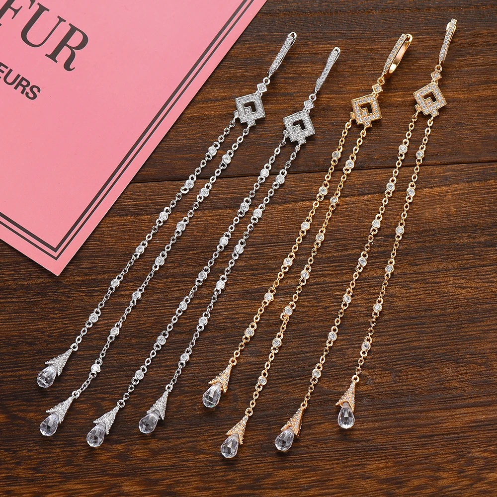 missvikki Hot Long Chains Earrings for Women boucle d'oreille femme 2019 Wedding Party Jewelry Unique Personality Gift for Women
missvikki Hot Long Chains Earrings for Women boucle d'oreille femme 2019 Wedding Party Jewelry Unique Personality Gift for Women