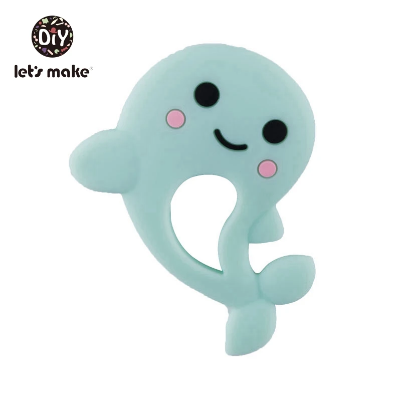 Silicone dolphin toy