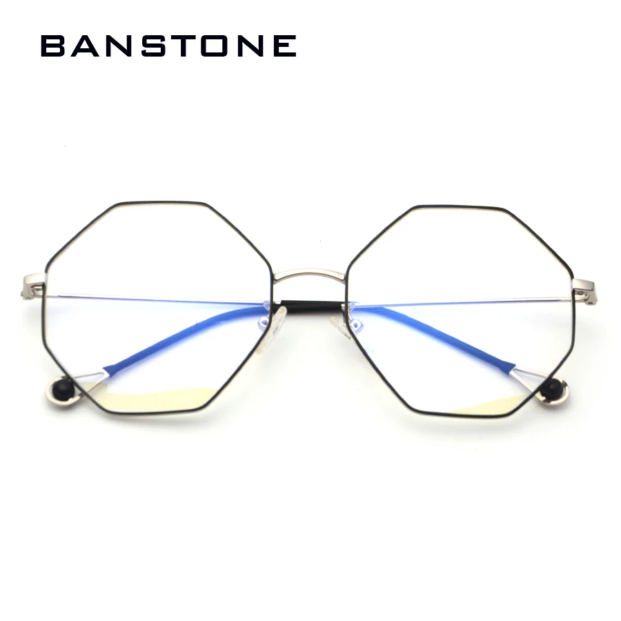 BANSTONE Metal Frame Anti Blue Ray Computer Glasses Vintage Designer polygon Glasses Frame Eyewear
BANSTONE Metal Frame Anti Blue Ray Computer Glasses Vintage Designer polygon Glasses Frame Eyewear