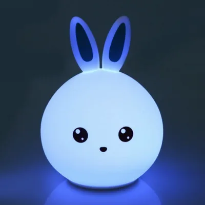 USB Touch Sensor Controlled LED Rabbit Nightlight Changeable Colors Silicone Table Lamp for Home Bedroom
USB Touch Sensor Controlled LED Rabbit Nightlight Changeable Colors Silicone Table Lamp for Home Bedroom