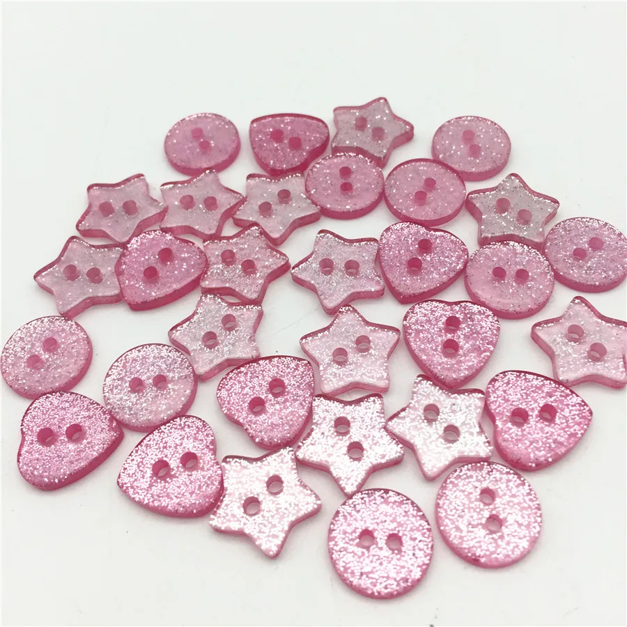 6 x Pale Blue Gingham Resin Flatback Buttons 2 Hole 15mm diameter