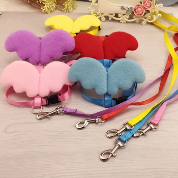 Pet Leash Cute Angel Pet Leashes and Collars Set Puppy Leads for Dogs Cats Designer Wing Adjustable Dog Harness Pet Accessories
Pet Leash Cute Angel Pet Leashes and Collars Set Puppy Leads for Dogs Cats Designer Wing Adjustable Dog Harness Pet Accessories