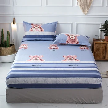 160X200cm Premium 400TC Cotton Sanding Weave Ultra Soft Fitted Sheet Cute Bear printed Soft 3Pcs Fitted Bed Sheet for Kids
160X200cm Premium 400TC Cotton Sanding Weave Ultra Soft Fitted Sheet Cute Bear printed Soft 3Pcs Fitted Bed Sheet for Kids