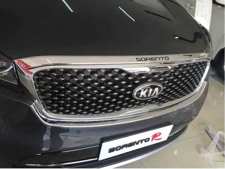 JIOYNG ABS Chrome Front Bumper Grille Hood Engine Cover Trims For Kia Sorento 2015 2016 2017 2018 BY EMS
JIOYNG ABS Chrome Front Bumper Grille Hood Engine Cover Trims For Kia Sorento 2015 2016 2017 2018 BY EMS
