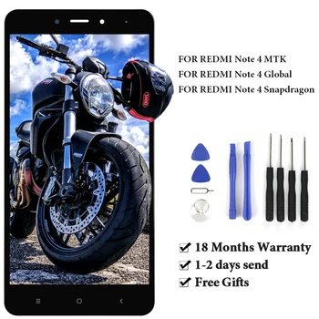 For redmi note 4 lcd display MTK Version Helio X20 replacement assembly for Note 4X snapdragon 625 Note 4 Global version
For redmi note 4 lcd display MTK Version Helio X20 replacement assembly for Note 4X snapdragon 625 Note 4 Global version