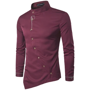 ZYFG free 2020 Men spring Cotton shirts Long Sleeved Shirt Solid Color Slim embroidery Shirts Men Casual Irregular Man Dress
ZYFG free 2020 Men spring Cotton shirts Long Sleeved Shirt Solid Color Slim embroidery Shirts Men Casual Irregular Man Dress