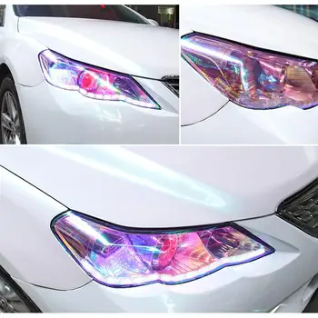 VORCOOL Chameleon Vinyl Film 30*500CM Self-adhesive Clear Car Van Headlights Tail Lights Fog Lights Car Decoration
VORCOOL Chameleon Vinyl Film 30*500CM Self-adhesive Clear Car Van Headlights Tail Lights Fog Lights Car Decoration