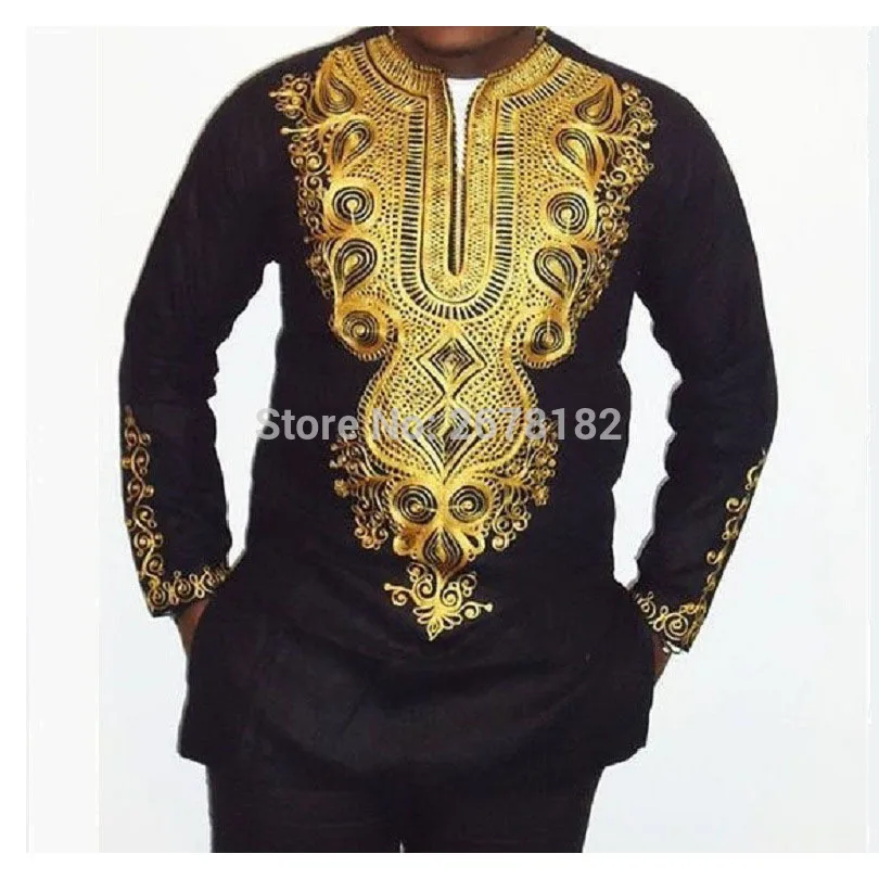 african t shirts 2018 African Dashiki African National Style Printing V-neck Long Sleeve T-shirt Men's Shirt Plus Size
african t shirts 2018 African Dashiki African National Style Printing V-neck Long Sleeve T-shirt Men's Shirt Plus Size