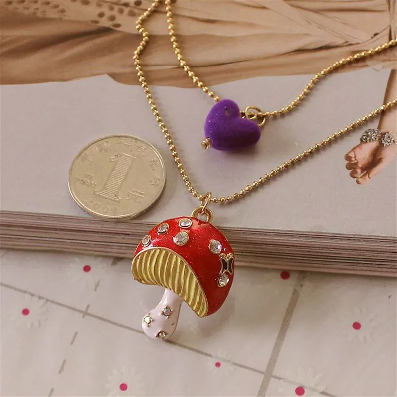 Fashion necklace 2014 The new fashion and pure and fresh and elegant double mushroom necklace restoring ancient ways, 120814
Fashion necklace 2014 The new fashion and pure and fresh and elegant double mushroom necklace restoring ancient ways, 120814