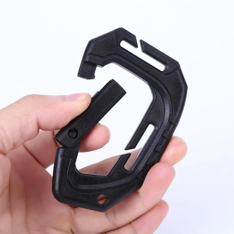 D Shape 200LB Plastic Snap Clip Carabiner Mountaineering Buckle Outdoor Hanging Keychain Hook Climbing Accessories
D Shape 200LB Plastic Snap Clip Carabiner Mountaineering Buckle Outdoor Hanging Keychain Hook Climbing Accessories