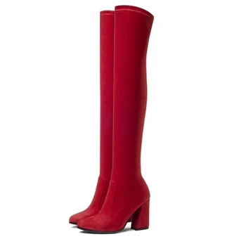fanyuan Women Over The Knee High Boots Fashion Pointed Toe Winter Shoes Elegant All Match Women faux suede Boots Size 34-43
fanyuan Women Over The Knee High Boots Fashion Pointed Toe Winter Shoes Elegant All Match Women faux suede Boots Size 34-43