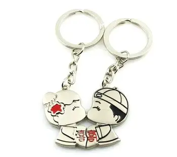 hot sell 200pcs(100pairs)/lot Bride And Groom Couple Keychain,lover key chain wedding gifts for gues
hot sell 200pcs(100pairs)/lot Bride And Groom Couple Keychain,lover key chain wedding gifts for gues